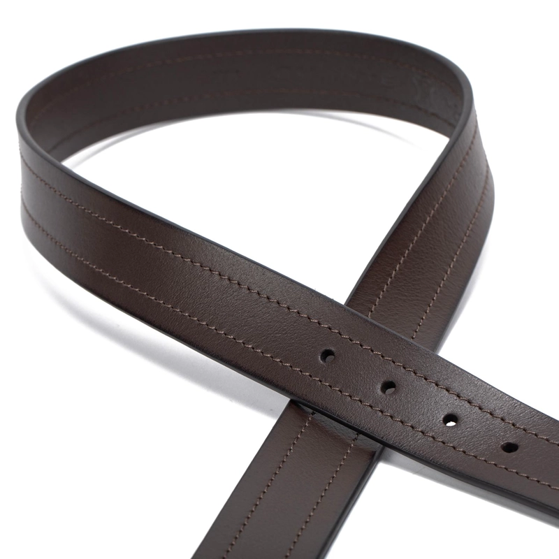 CINTURON DE CUERO HOMBRE GUANTE CHOCOLATE CASUAL - 5