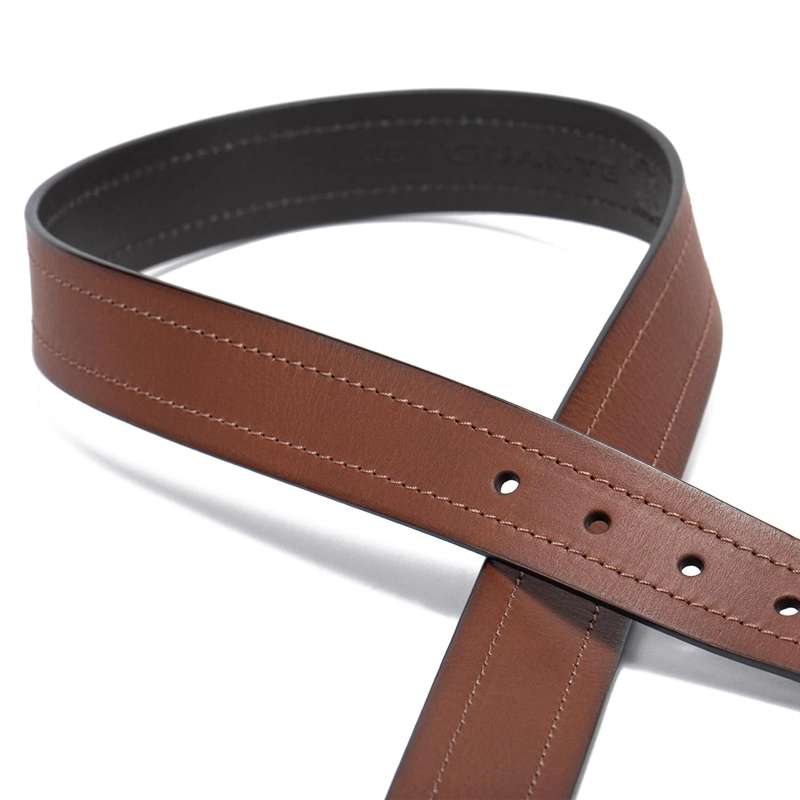 CINTURON DE CUERO HOMBRE GUANTE CAMEL CASUAL - 5
