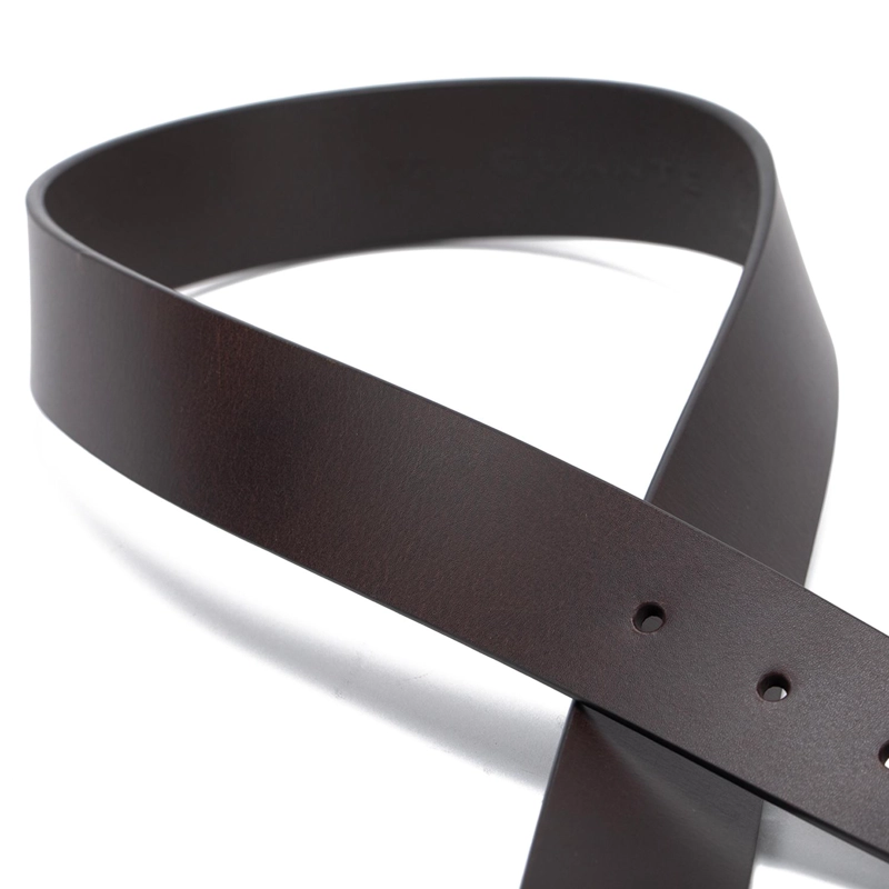 CINTURON DE CUERO HOMBRE GUANTE CHOCOLATE CASUAL - 5
