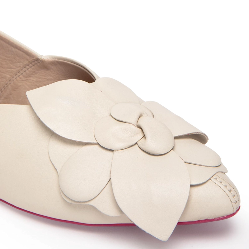 BALLERINA DE CUERO MUJER GACEL LEOPARDO KIM - 5