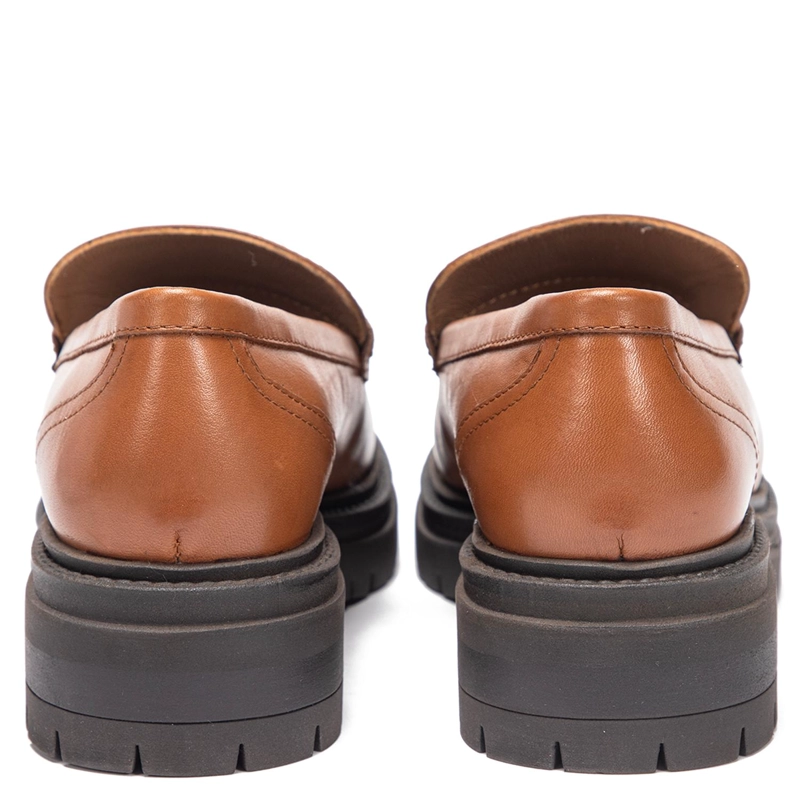 MOCASIN DE CUERO MUJER GACEL TOSTADO TIMOTHY - 4