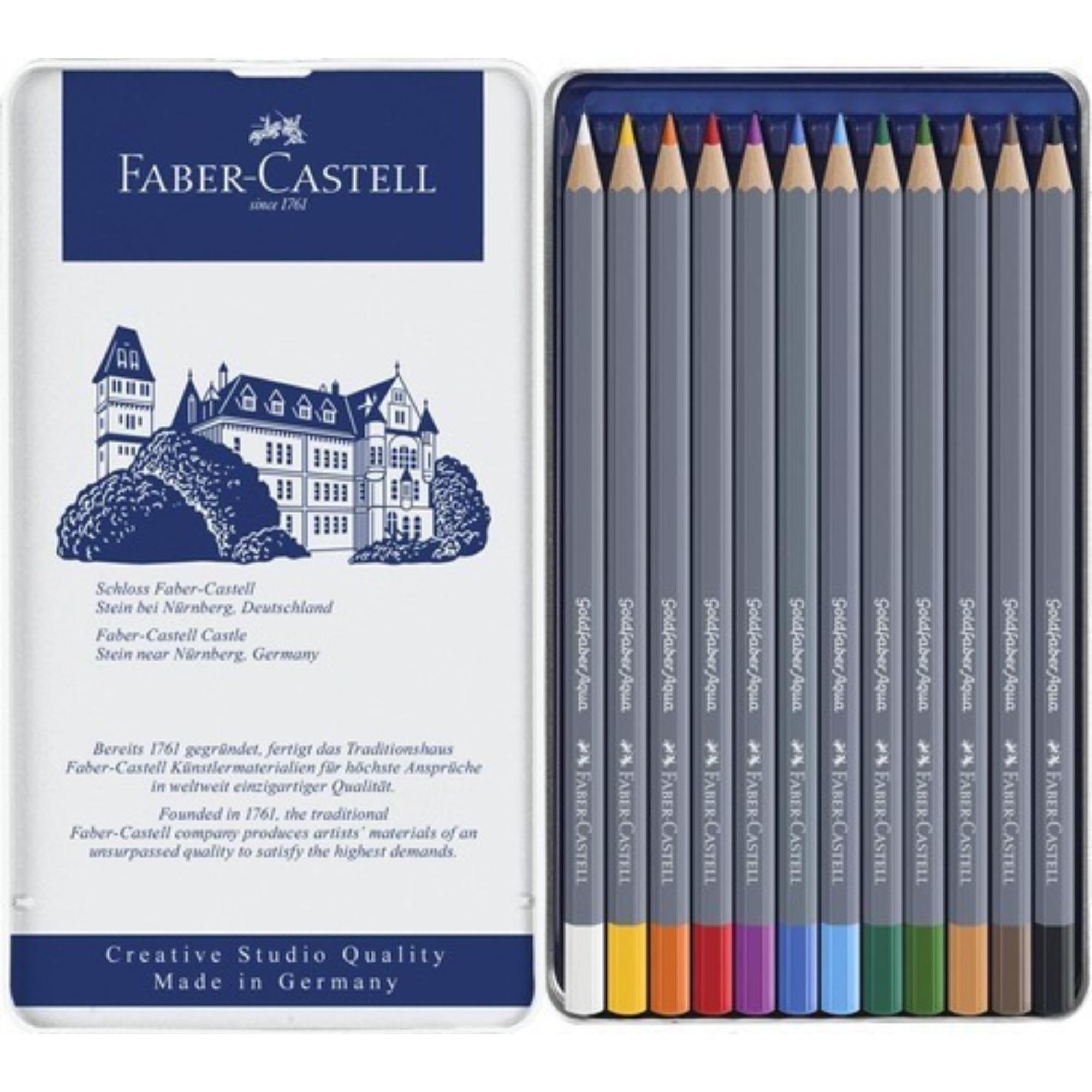 LAPIZ ACUARELABLE GOLDFABER FABER-CASTELL X12 COLORES - 2