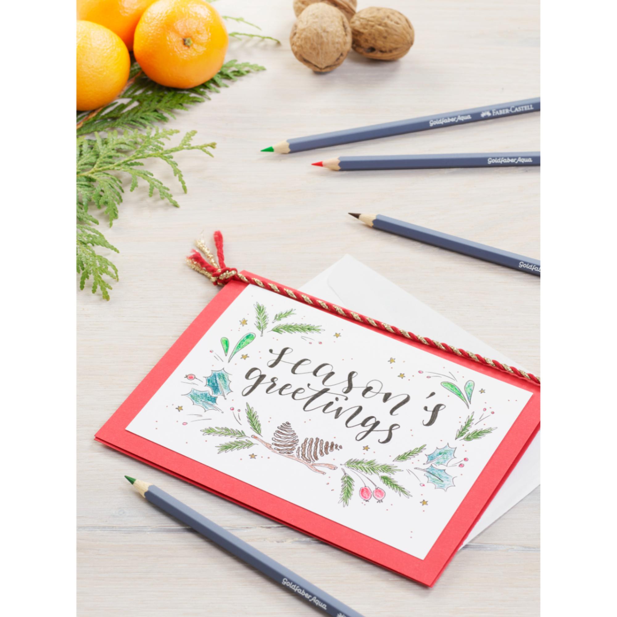 LAPIZ ACUARELABLE GOLDFABER FABER-CASTELL X12 COLORES - 4