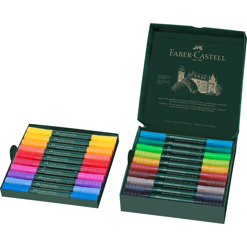 MARCADORES FABER-CASTELL ACUARELABLES A.DÜRER X20 COLORES - 7
