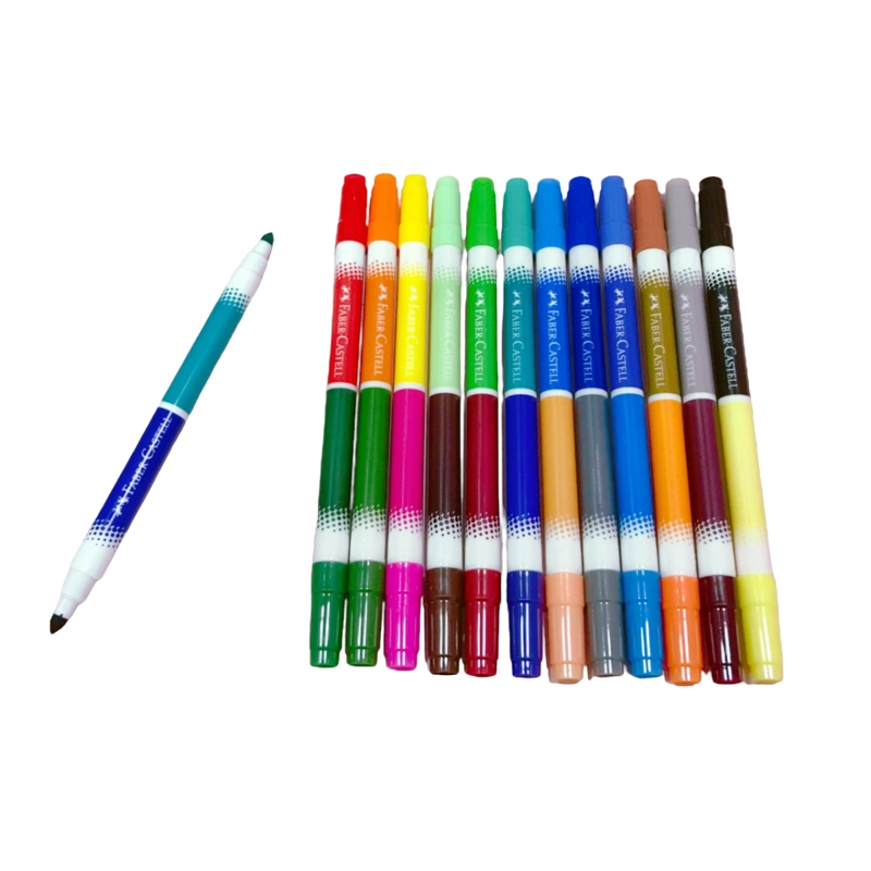 ESTUCHE WALLET BICOLOR FABER-CASTELL X24 COLORES - 2
