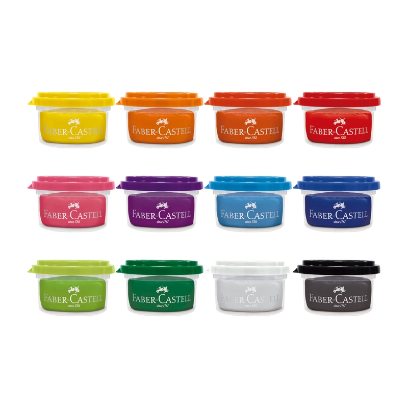 PLASTILINA FABER-CASTELL SUAVE LITTLE CREATIVES X12 COLORES - 5