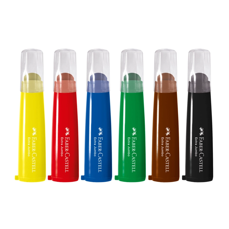 MARCADOR EXTRA JUMBO FABER-CASTELL LITTLE CREATIVES X6 COLOR - 4