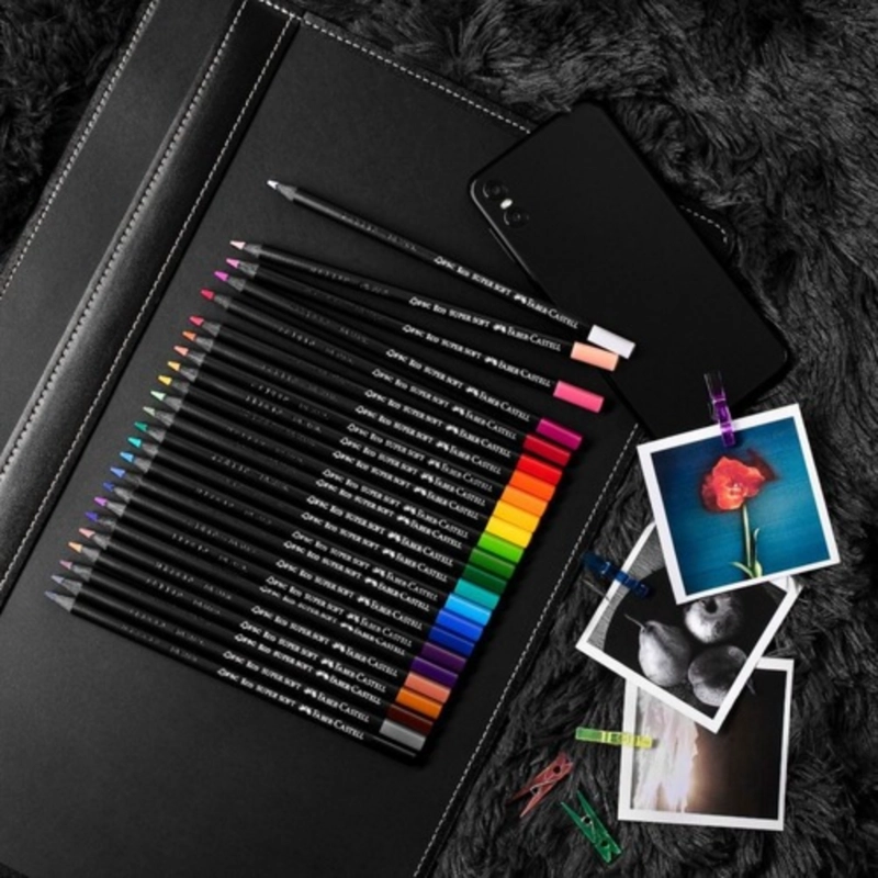 LAPICES DE COLORES SUPER SOFT FABER-CASTELL X50 COLORES - 6