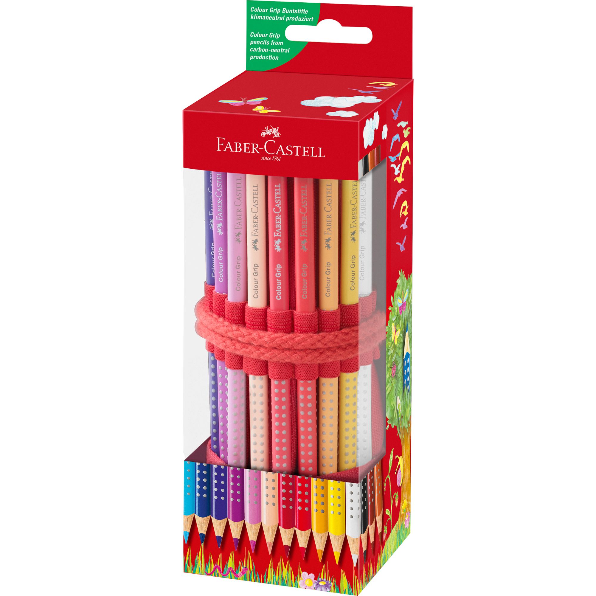 ESTUCHE ROLLO ROJO FABER-CASTELL + 18 LÁPICES ACUARELABLES - 1
