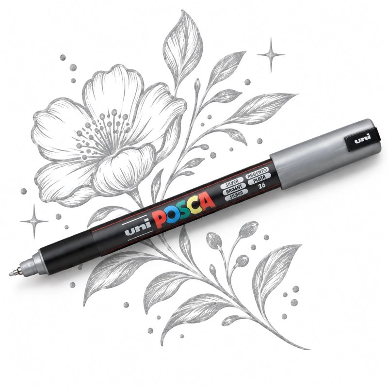 MARCADOR POSCA 1MR ROSA CLARO - 2