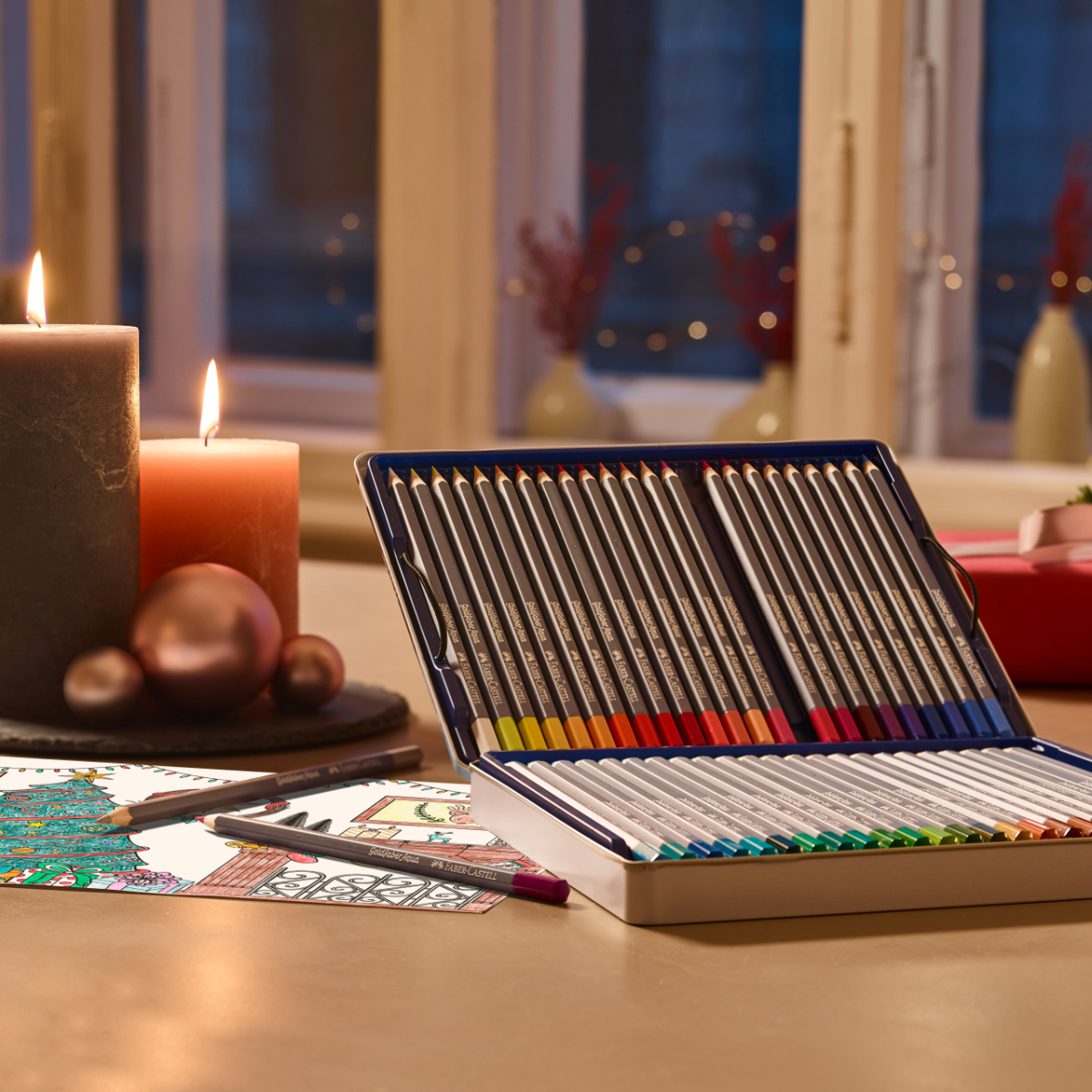 LÁPIZ ACUARELABLE FABER-CASTELL GOLDFABER LATA X48 COLORES - 6