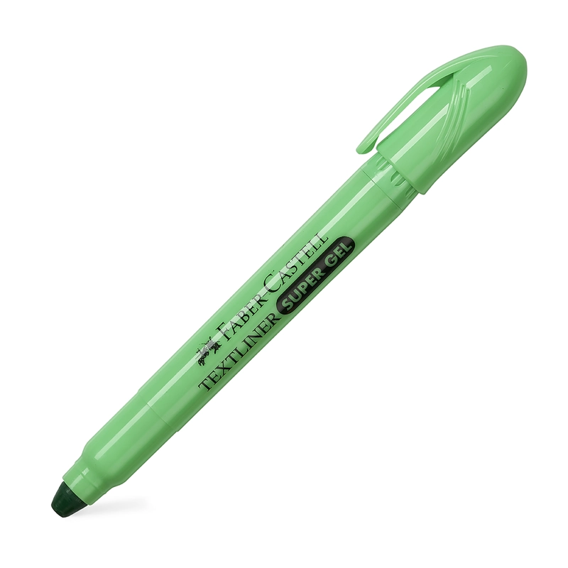 RESALTADOR DESTACADOR SUPER GEL 1557 FABER-CASTELL VERDE - 1
