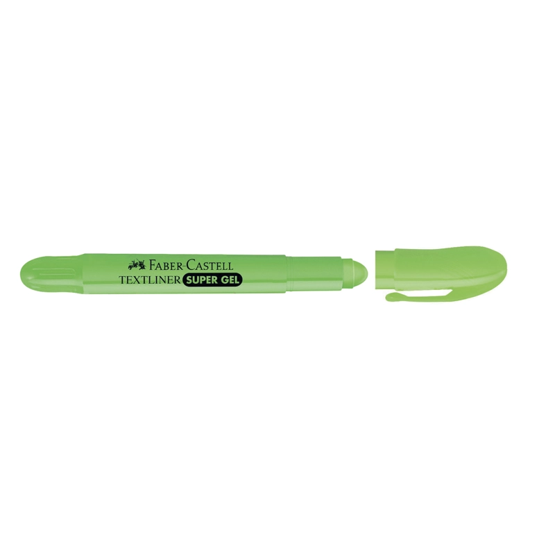 RESALTADOR DESTACADOR SUPER GEL 1557 FABER-CASTELL VERDE - 2