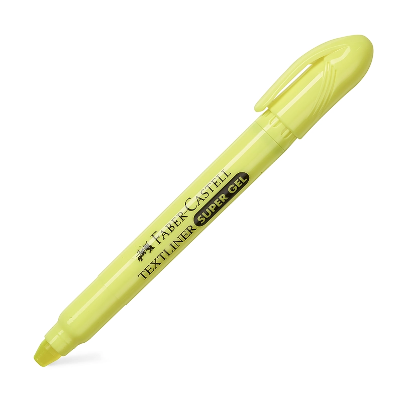RESALTADOR DESTACADOR SUPER GEL 1557 FABER-CASTELL AMARILLO - 1