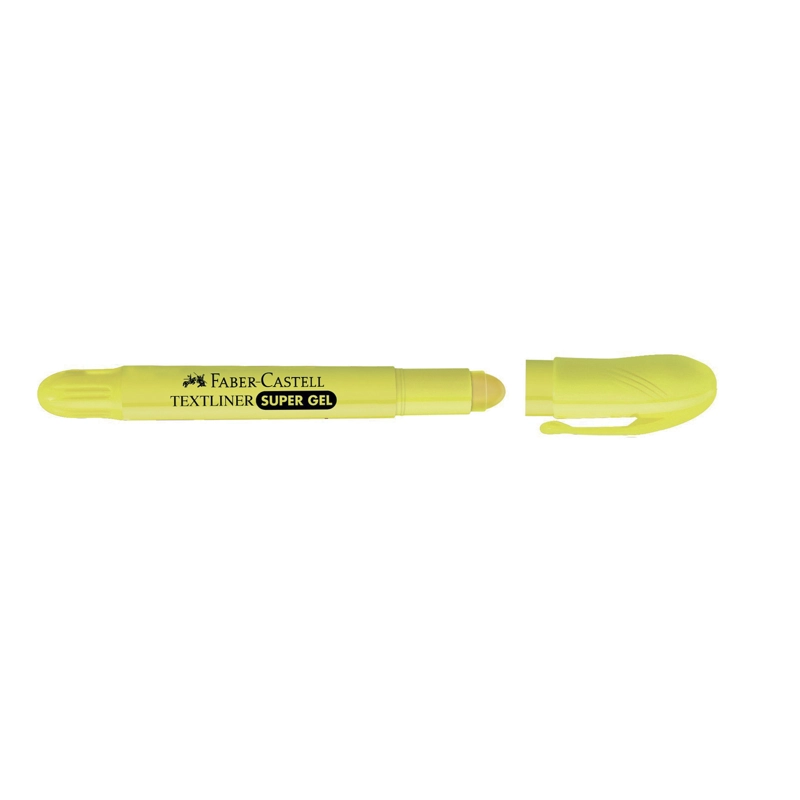 RESALTADOR DESTACADOR SUPER GEL 1557 FABER-CASTELL AMARILLO - 2