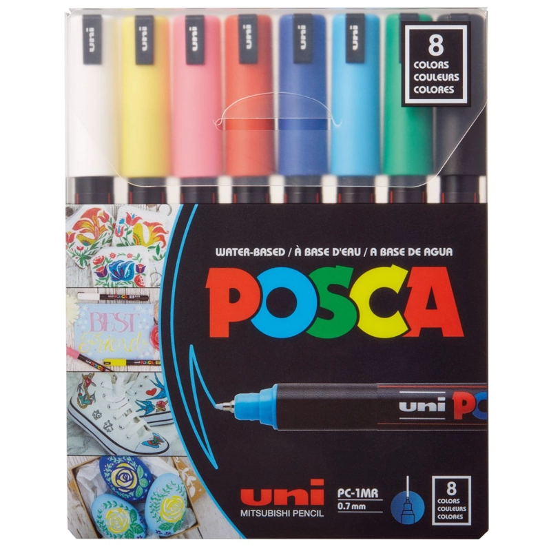 SET MARCADORES POSCA 1MR 8 COLORES - 2