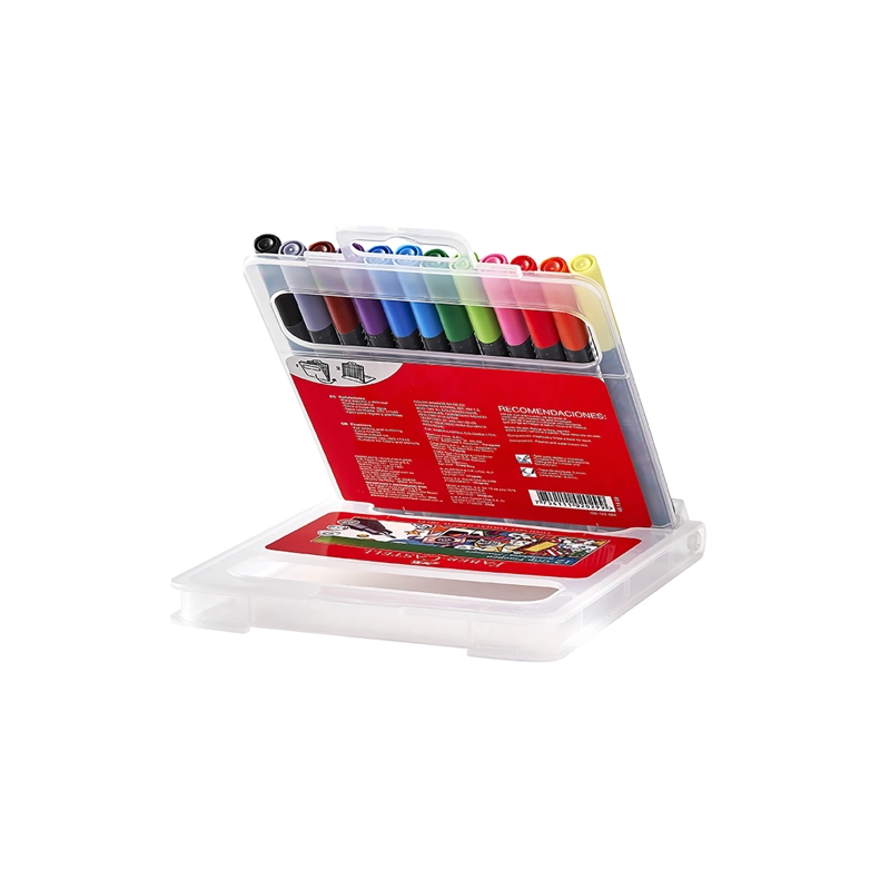 LÁPICES FABER-CASTELL TIRALÍNEAS GRIP FINEPEN X12 COLORES - 3