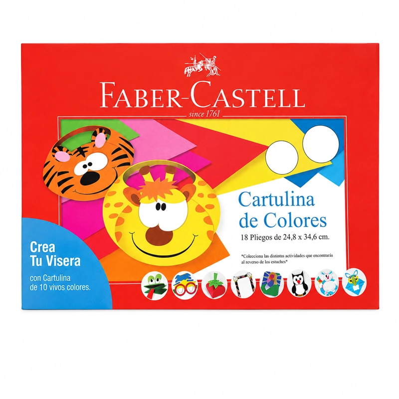 CARTULINA FABER-CASTELL X18 PLIEGOS - 1