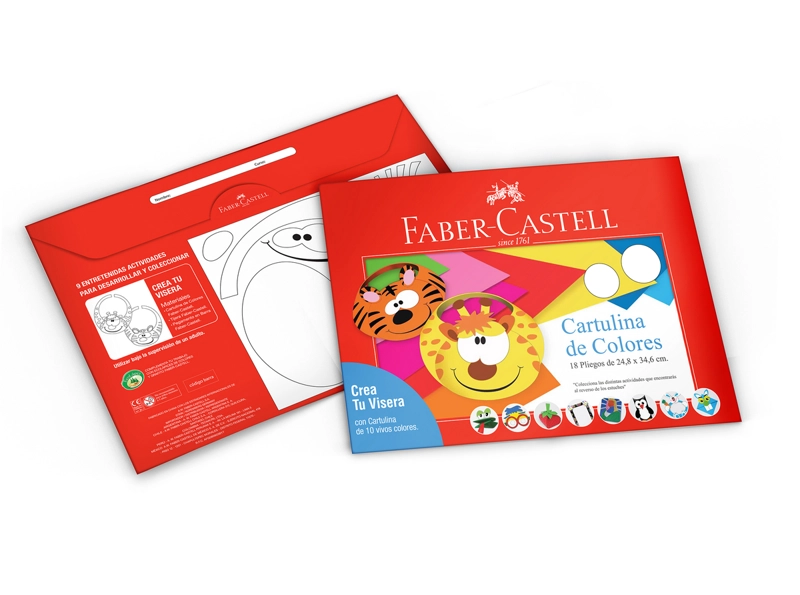 CARTULINA FABER-CASTELL X18 PLIEGOS - 2