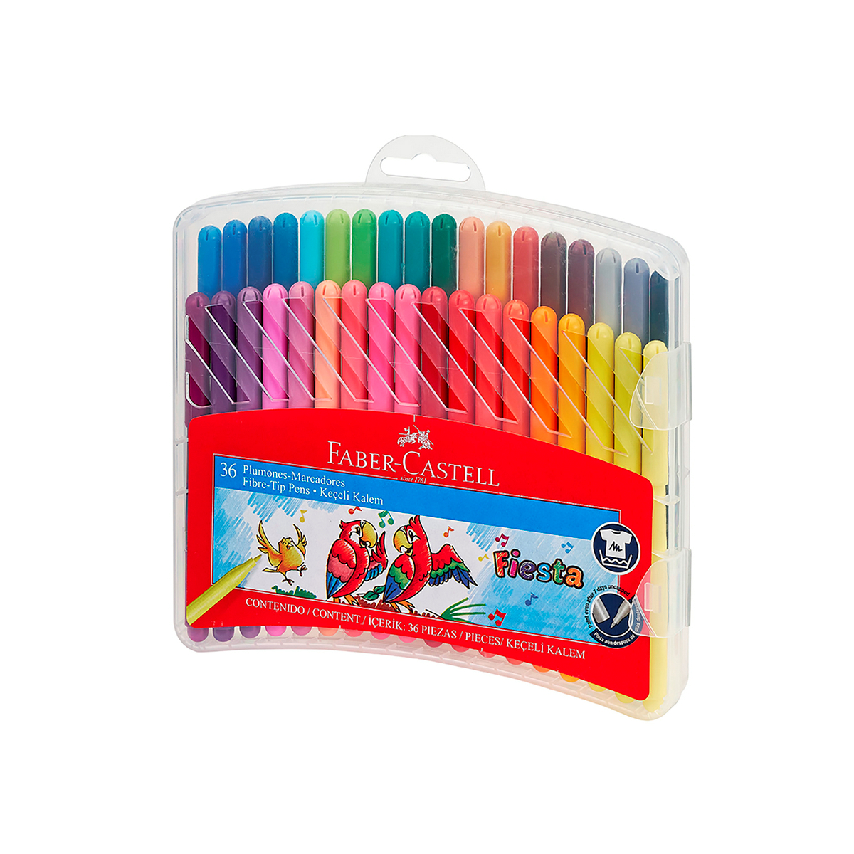 MARCADORES FABER-CASTELL ESCOLARES X36 COLORES - 2
