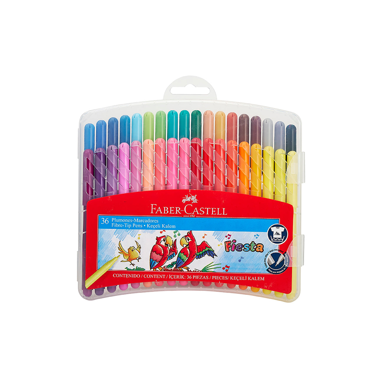 MARCADORES FABER-CASTELL ESCOLARES X36 COLORES - 7
