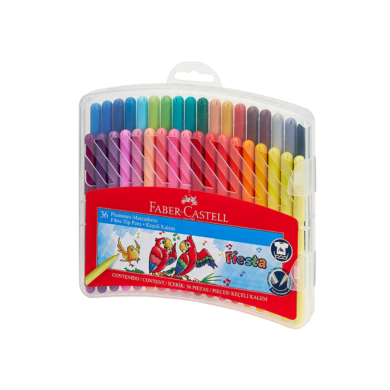 MARCADORES FABER-CASTELL ESCOLARES X36 COLORES - 8