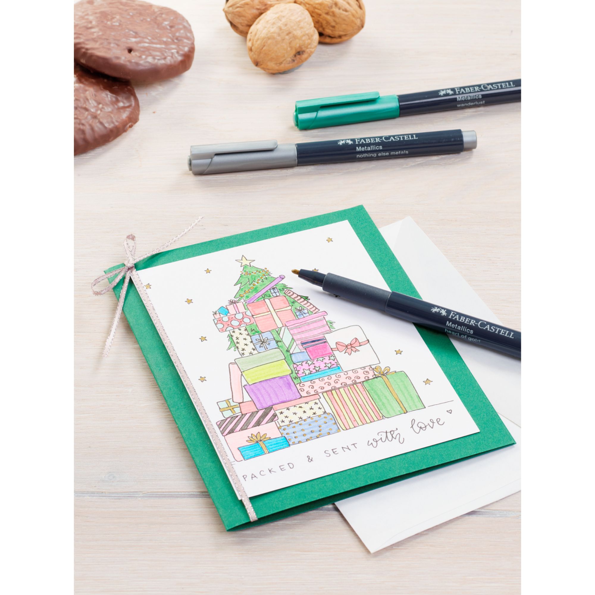 MARCADORES FABER-CASTELL METALICOS X6 COLORES - 5