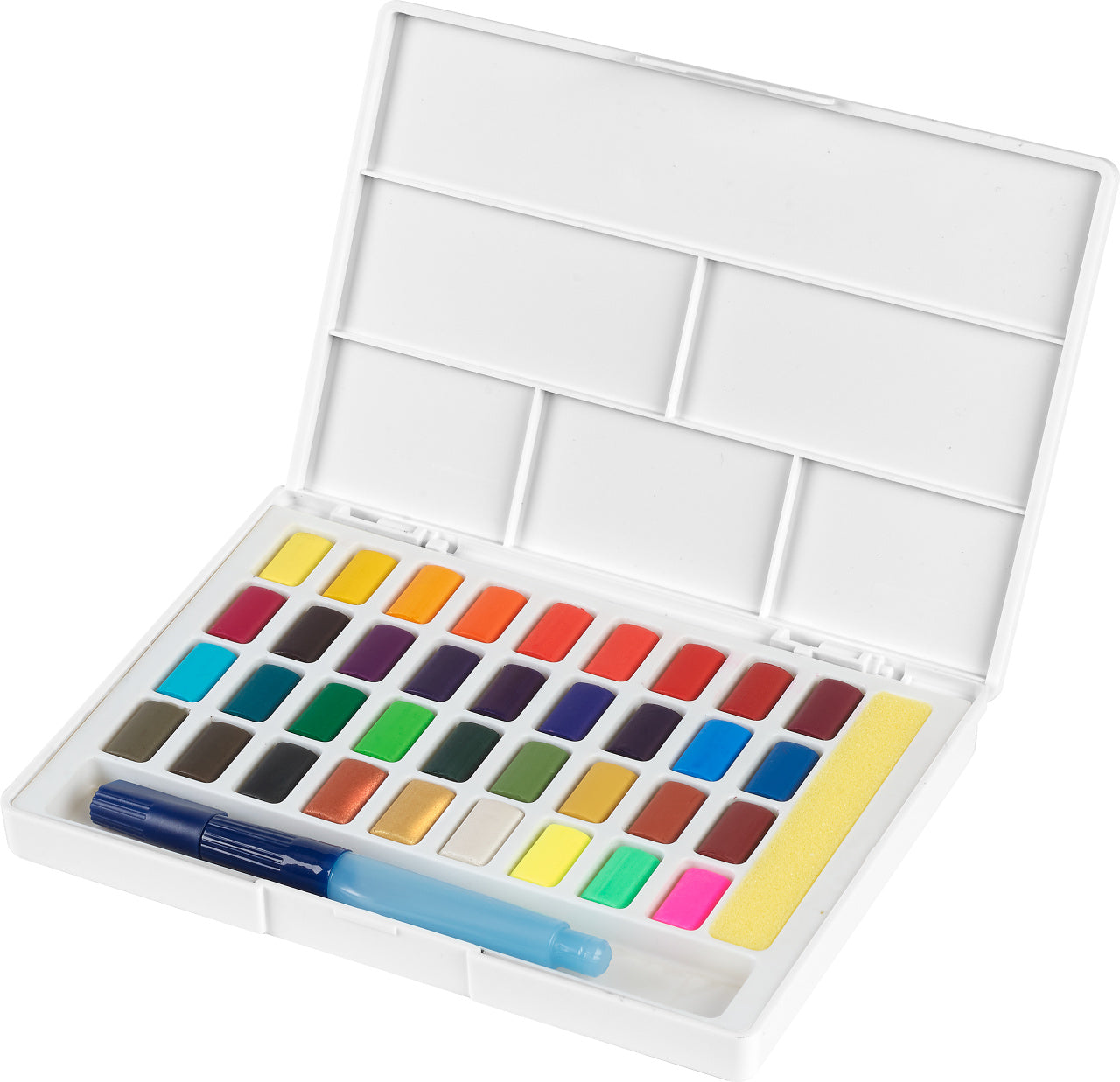 ACUARELAS FABER-CASTELL EN PASTILLAS X36 COLORES - 1