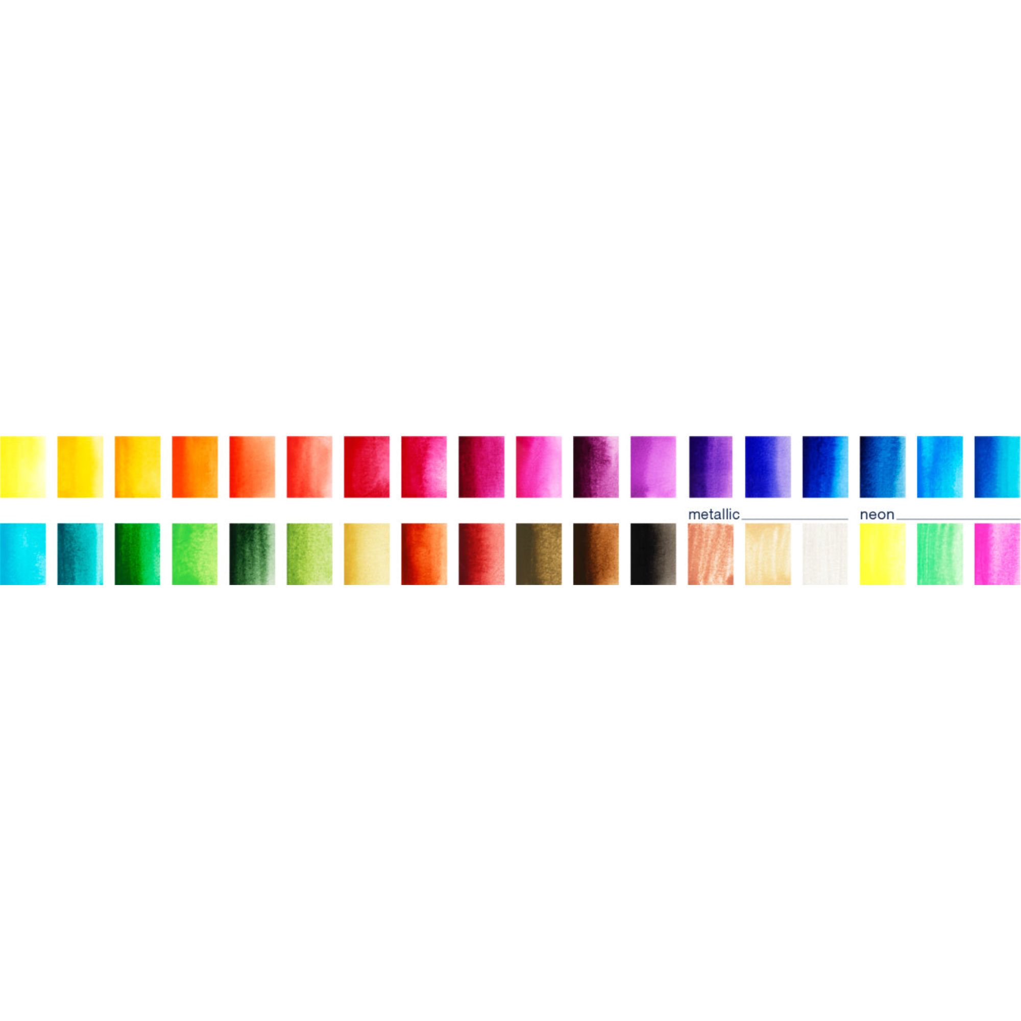 ACUARELAS FABER-CASTELL EN PASTILLAS X36 COLORES - 2