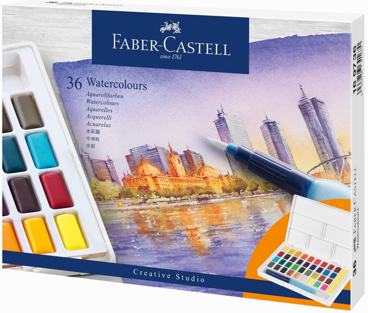 ACUARELAS FABER-CASTELL EN PASTILLAS X36 COLORES - 3