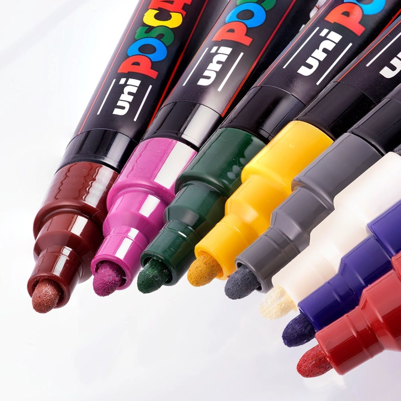 MARCADOR POSCA PC-5M 8 COLORES OSCUROS - 2