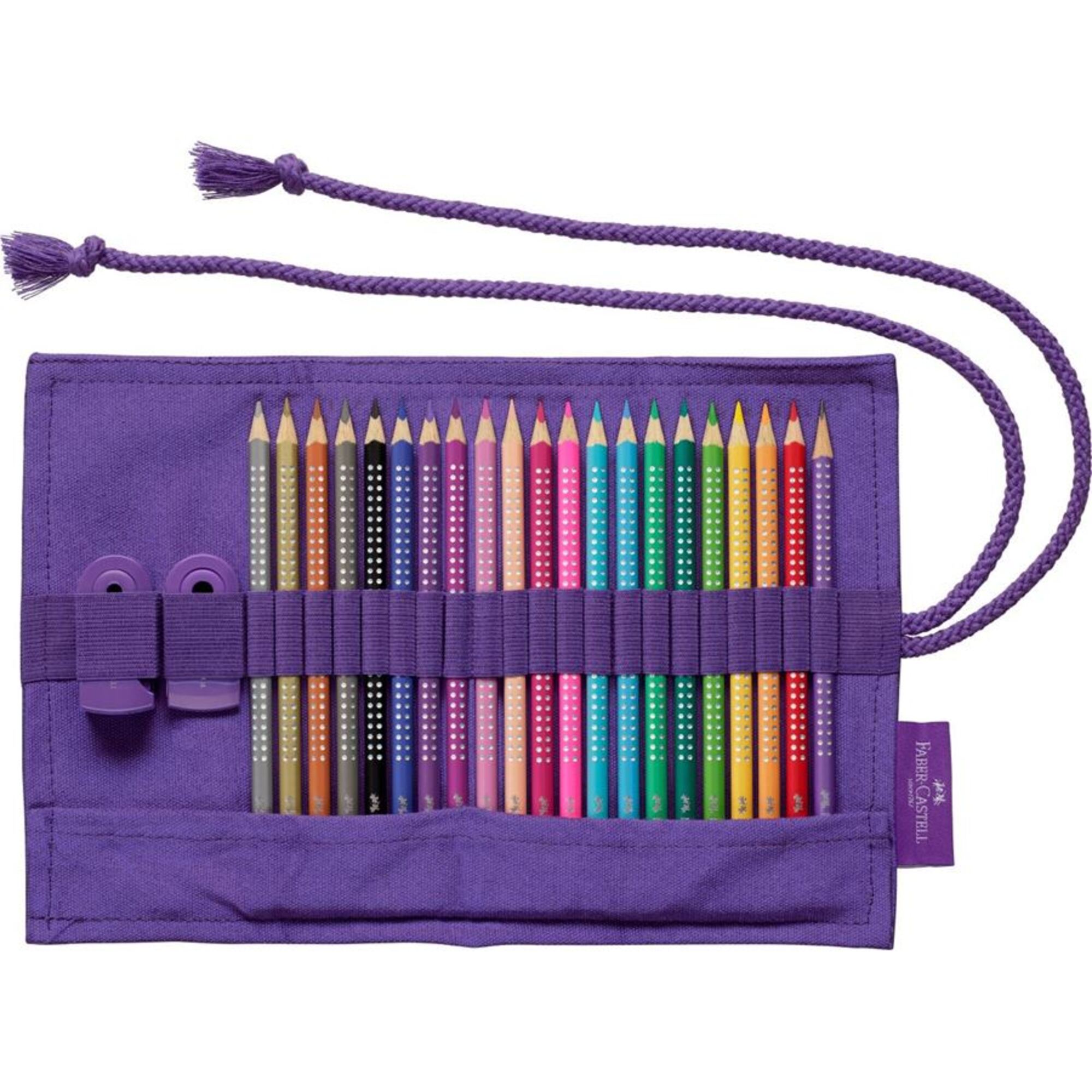LÁPICES DE COLORES FABER-CASTELL SPARKLE X20 + ACCESORIOS - 2