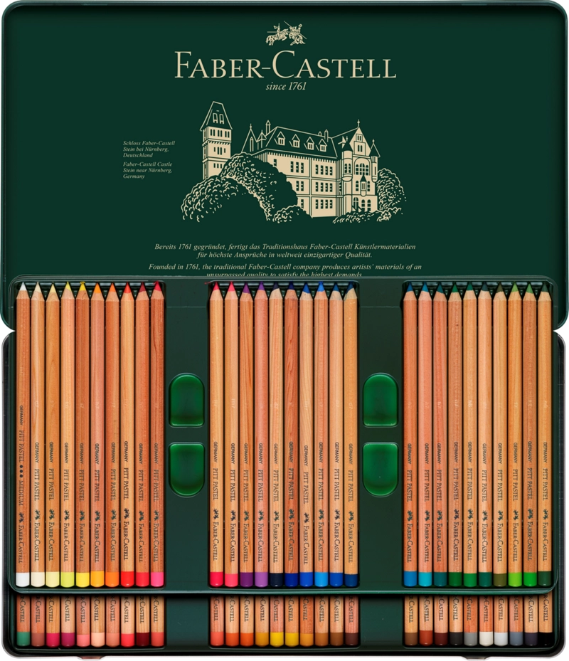 LAPIZ PITT PASTEL ESTUCHE FABER-CASTELL X60 COLORES - 2