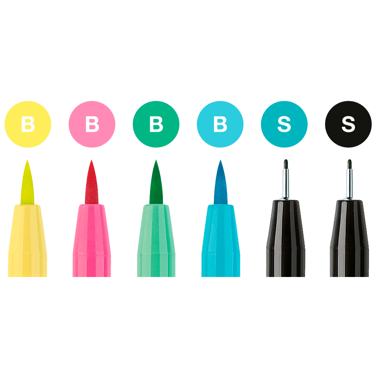 MARCADOR FABER-CASTELL LETTERING TONOS PASTELES X6 UDS - 3