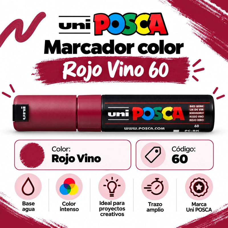 MARCADOR POSCA 8K BLANCO - 3