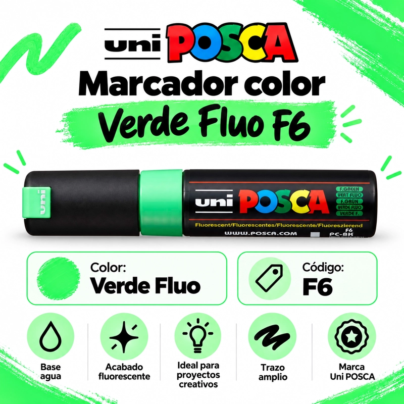 MARCADOR POSCA 8K BLANCO - 3