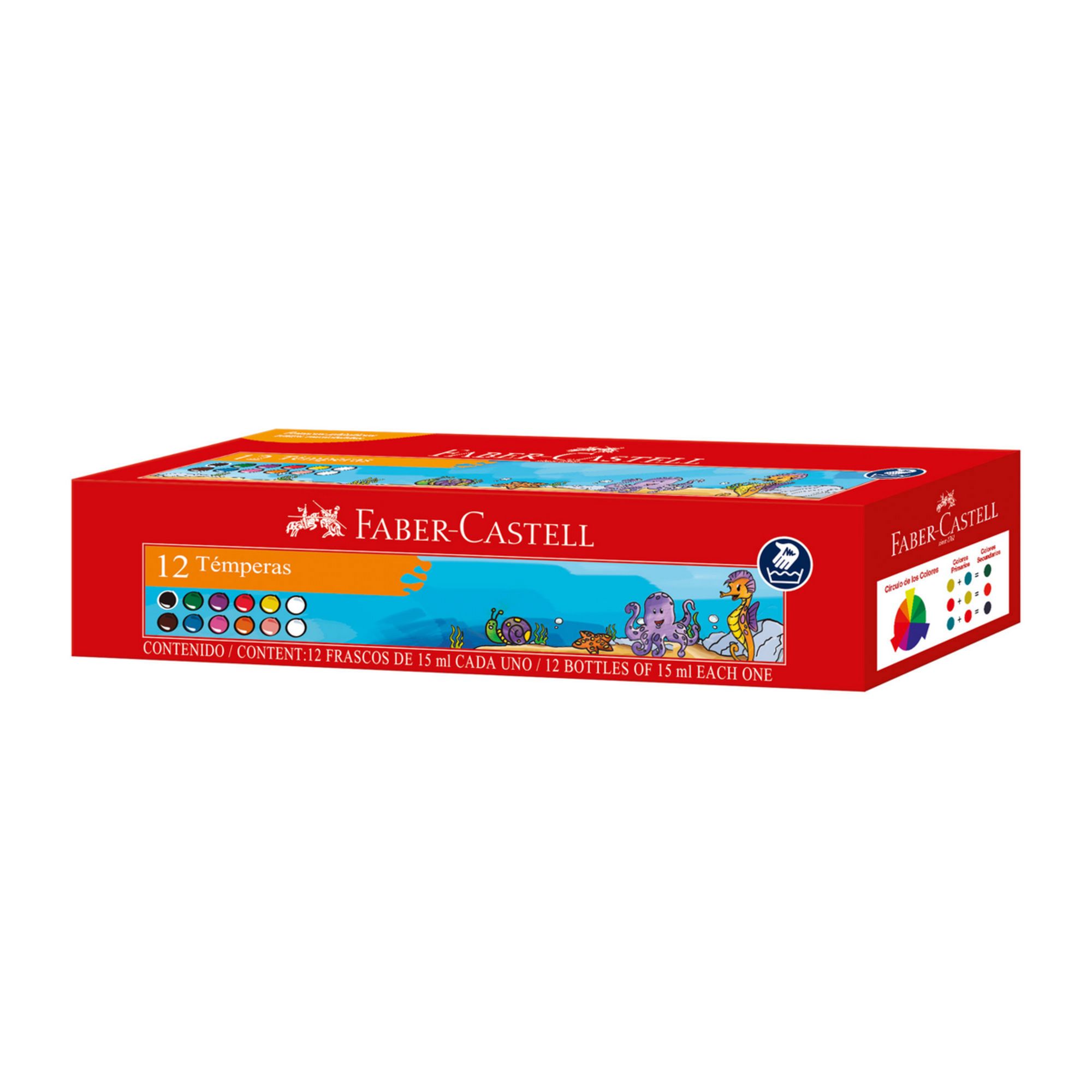 TE MPERA ESTUCHE X12 FABER-CASTELL 15ML - 2