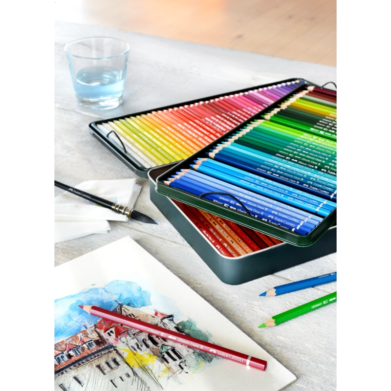 LÁPICES COLORES FABER-CASTELL ACUARELABLES A.DÜRER X120 - 4