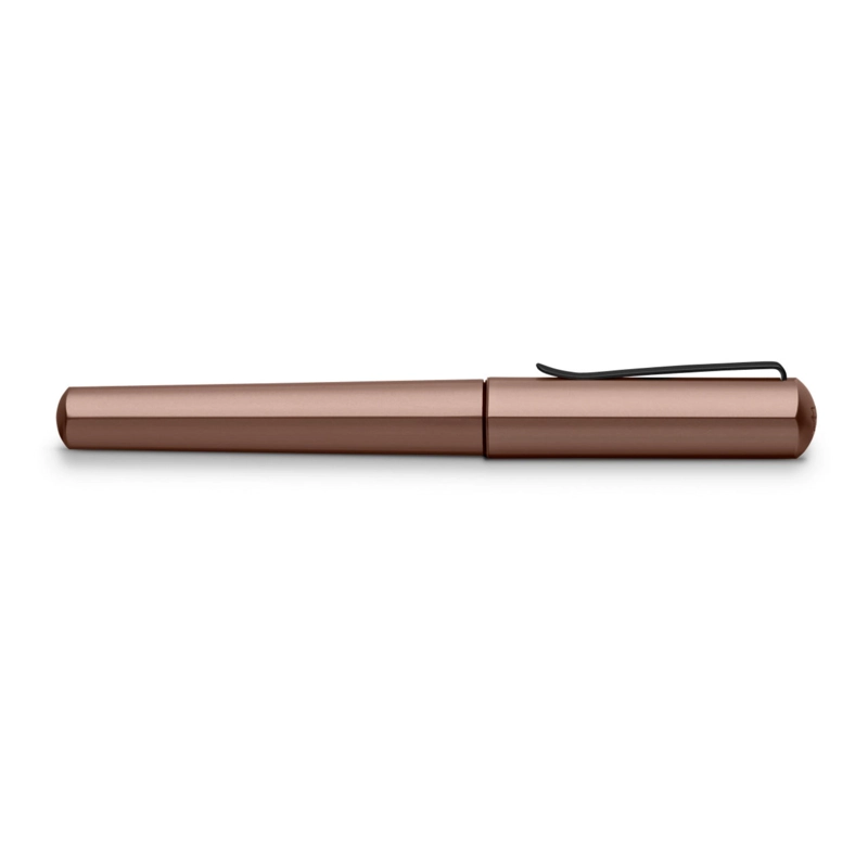 PLUMA ESTILOGRÁFICA FABER-CASTELL HEXO BRONCE - 3