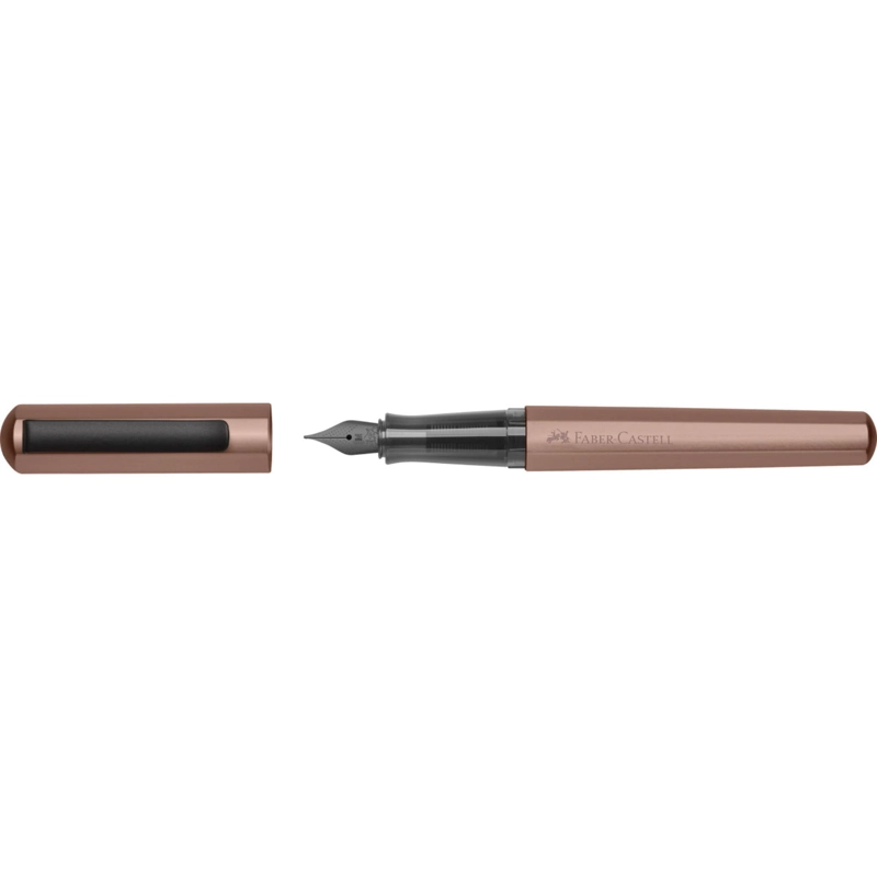 PLUMA ESTILOGRÁFICA FABER-CASTELL HEXO BRONCE - 5