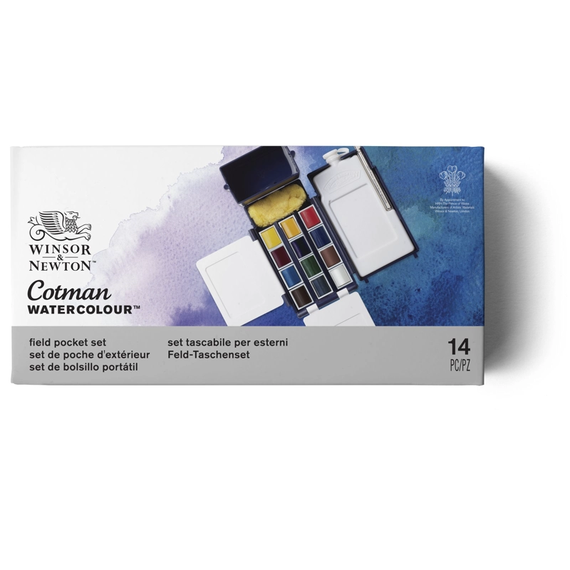 SET ACUARELAS WINSOR & NEWTON COTMAN 12 MEDIO GOD - 2