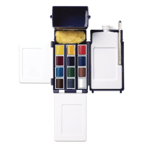 SET ACUARELAS WINSOR & NEWTON COTMAN 12 MEDIO GOD - 5
