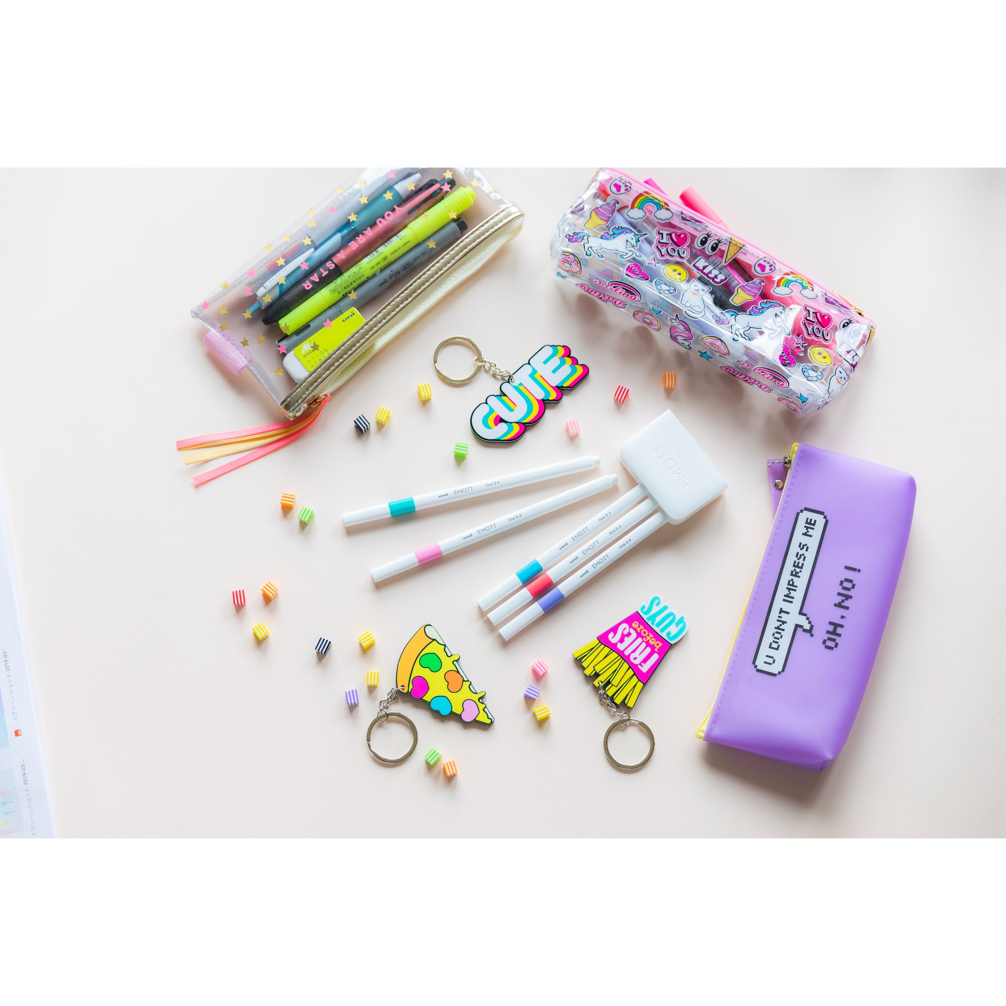 SET TIRALINEAS UNIBALL EMOTT PEM-SY N°5 X5 COLORES - 3