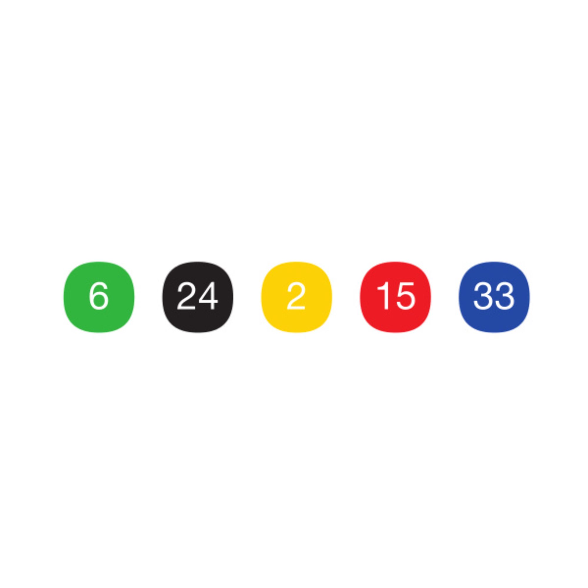 SET TIRALINEAS UNIBALL EMOTT PEM-SY N°1 X5 COLORES - 2