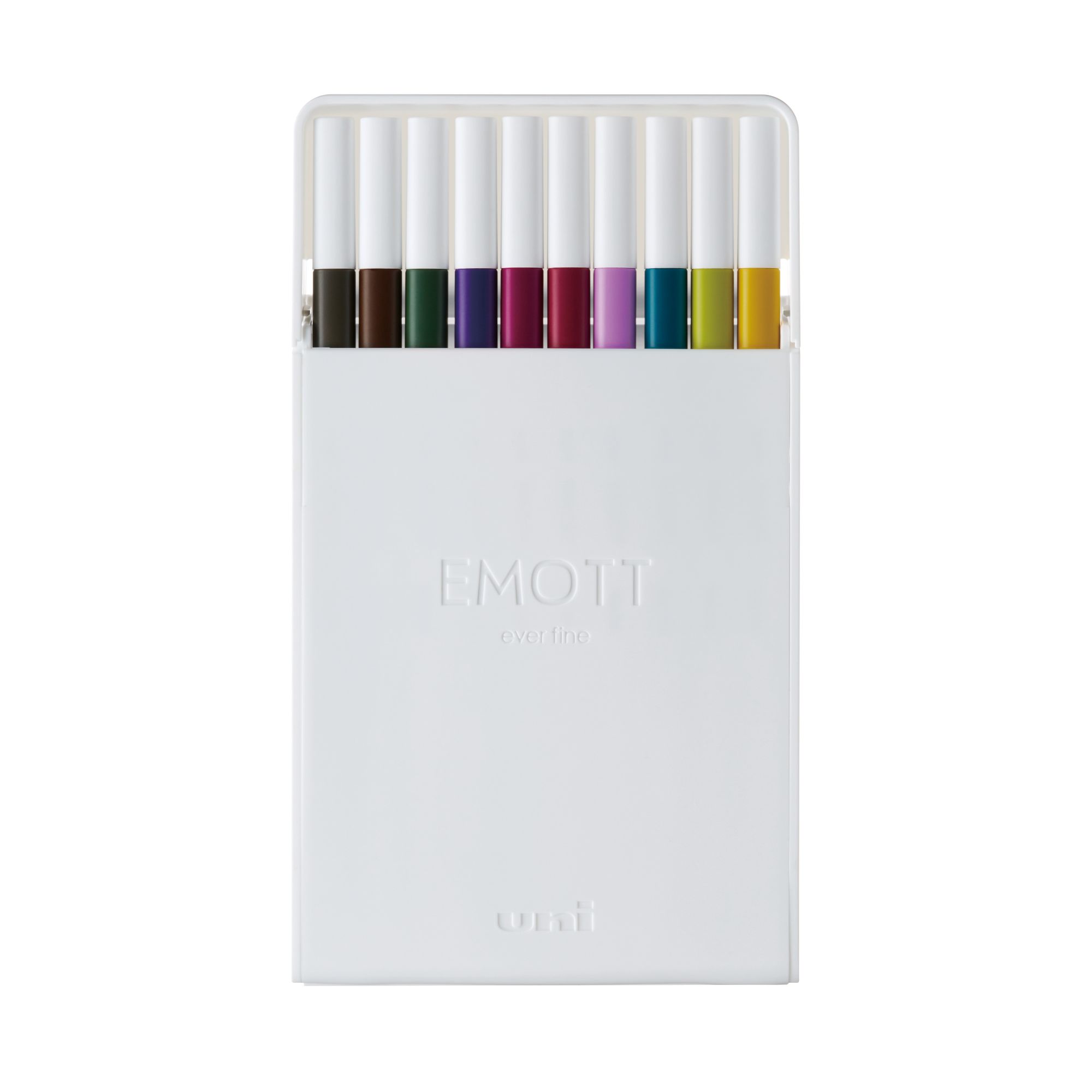 SET TIRALINEAS UNIBALL EMOTT PEM-SY N°3 X10 COLORES - 2