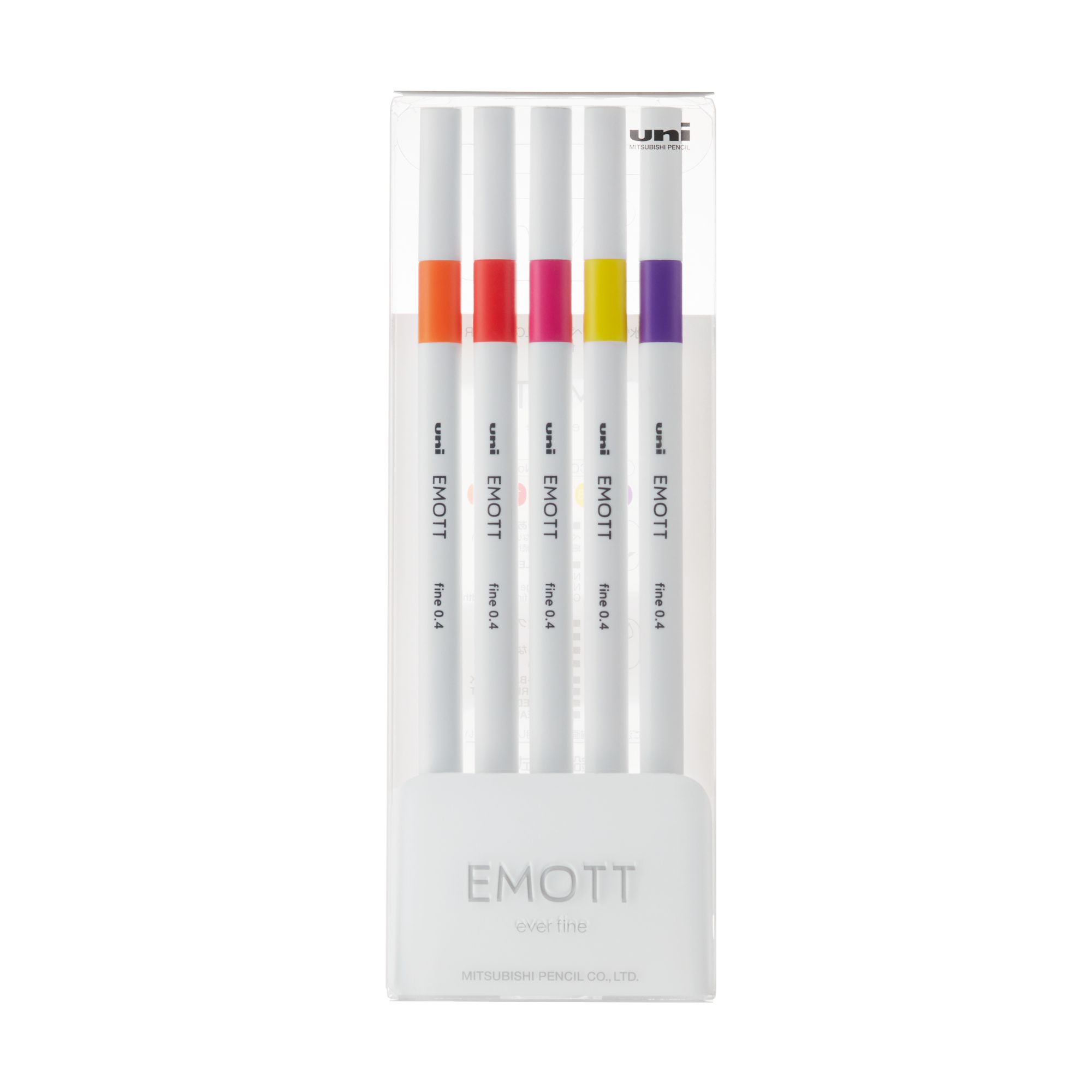 SET TIRALINEAS UNIBALL EMOTT PEM-SY N°2 X5 COLORES - 1