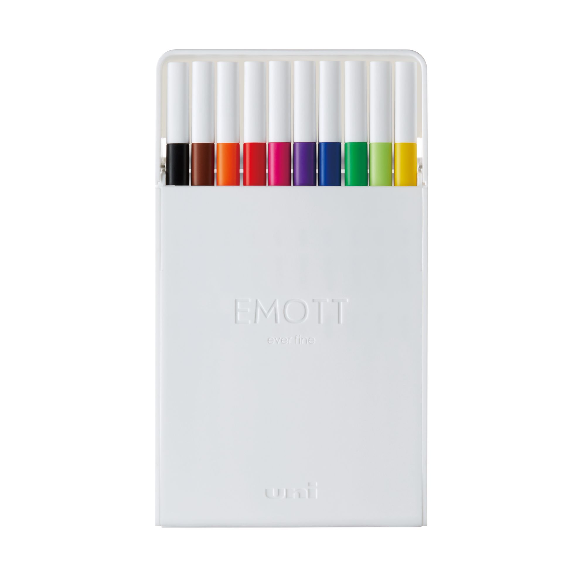 SET TIRALINEAS UNIBALL EMOTT PEM-SY N°1 X10 COLORES - 2