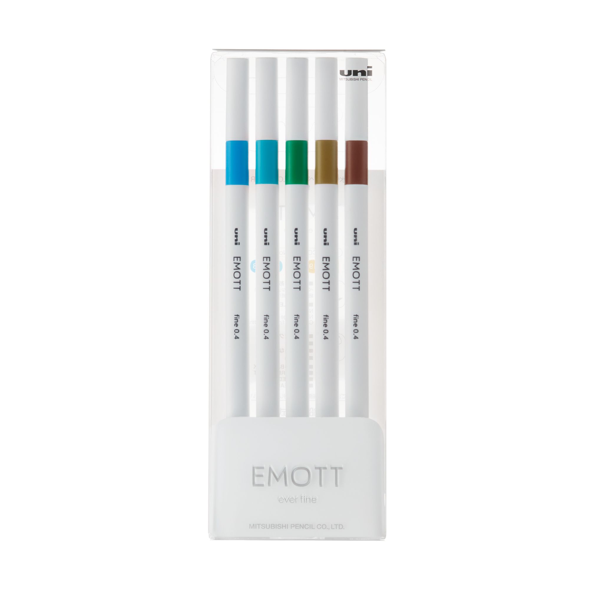SET TIRALINEAS UNIBALL EMOTT PEM-SY N°4 X5 COLORES - 1