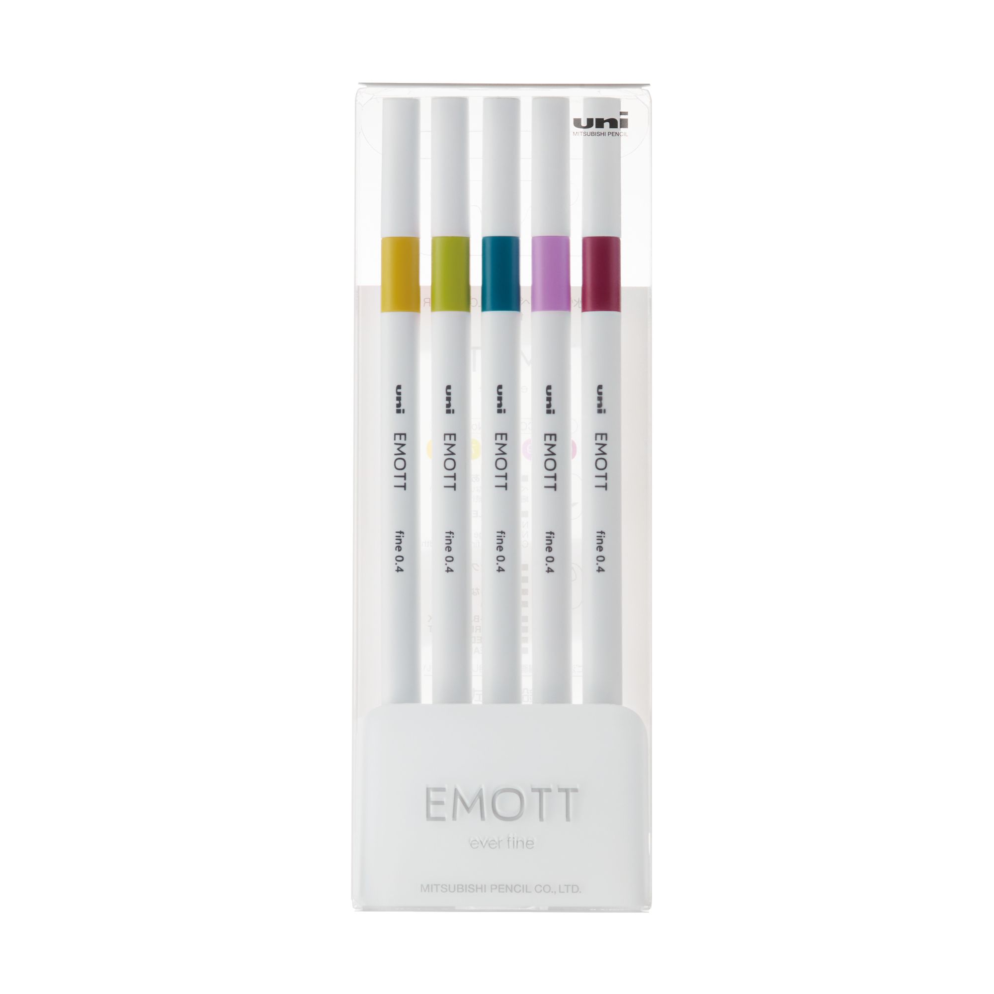 SET TIRALINEAS UNIBALL EMOTT PEM-SY N°8 X5 COLORES - 1