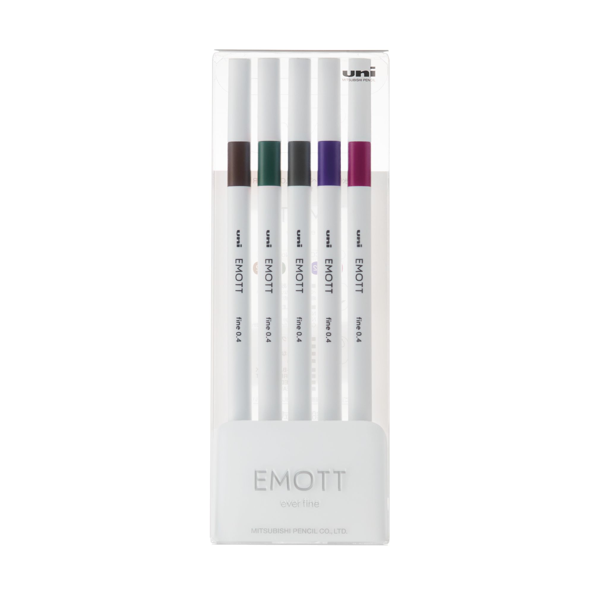 SET TIRALINEAS UNIBALL EMOTT PEM-SY N°3 X5 COLORES - 1